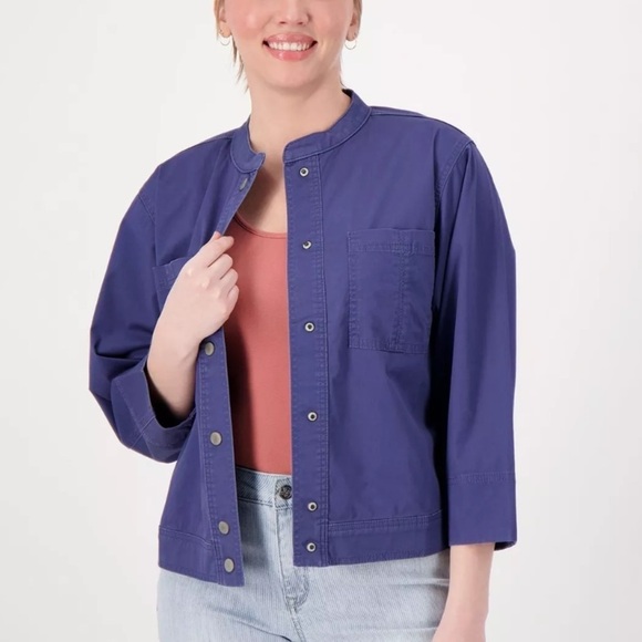LAURIE FELT / Blue Chino Lightweight Jacket Size L - Picture 1 of 9